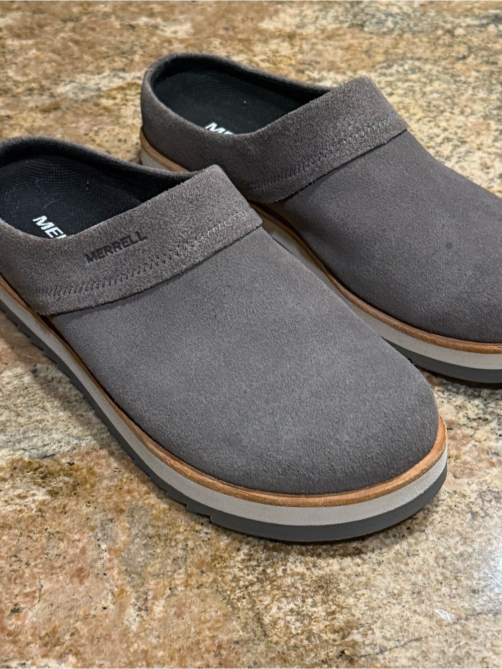 Merrell Women's Juno Clog Mule Slip On J001412  Grey Size 6